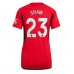Tanie Strój piłkarski Manchester United Luke Shaw #23 Koszulka Podstawowej dla damskie 2023-24 Krótkie Rękawy